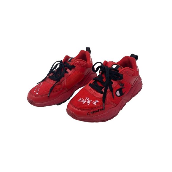 Champion Other - Champion 93 Eighteen King CMS10025M Mens Red Low Top Sneakers Shoes Size 9